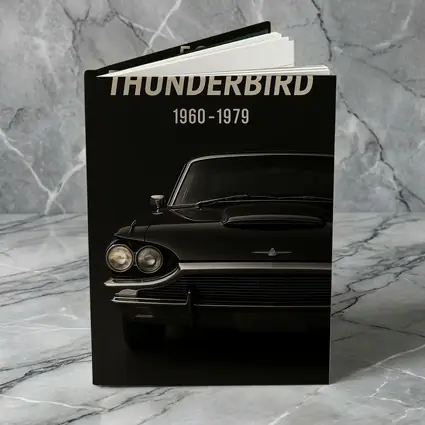 Ford Thunderbird Classic Car Dark Background