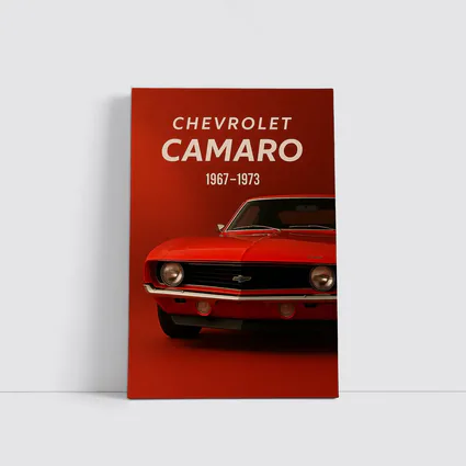 Chevrolet Camaro Classic Red Muscle Car