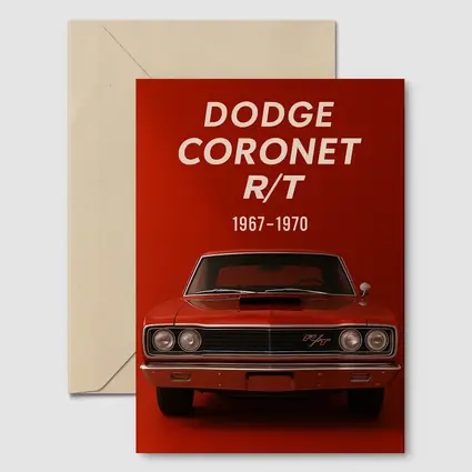 Dodge Coronet RT Classic Muscle Car Red