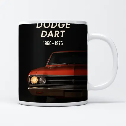 Dodge Dart Classic Muscle Car Dark Background