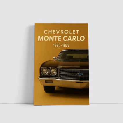 Chevrolet Monte Carlo Classic Muscle Car Art
