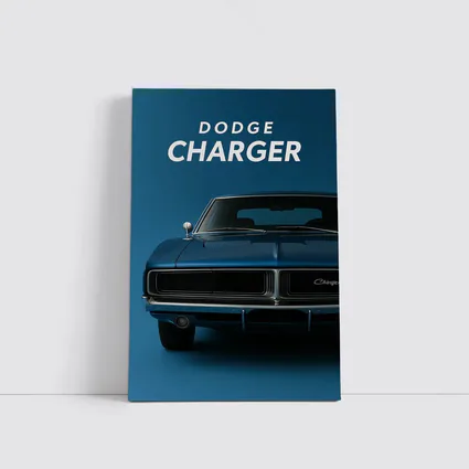 Dodge Charger Classic Muscle Car Blue