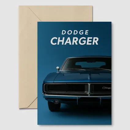 Dodge Charger Classic Muscle Car Blue