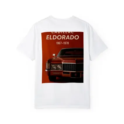 Cadillac Eldorado Classic Car Red Background