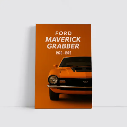 Ford Maverick Grabber Classic Muscle Car Orange