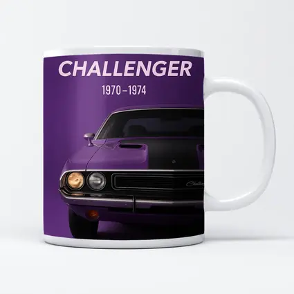 Dodge Challenger Classic Muscle Car Purple