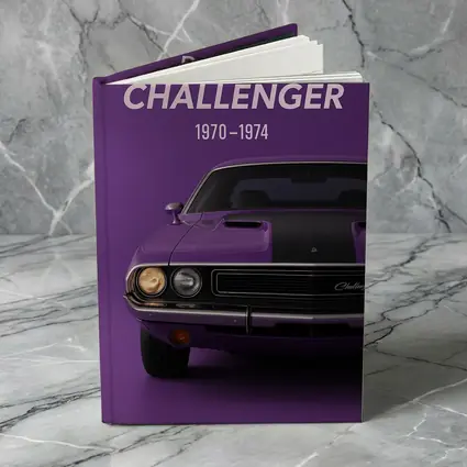 Dodge Challenger Classic Muscle Car Purple