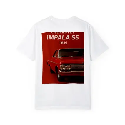 Chevrolet Impala SS Classic Red Car Art