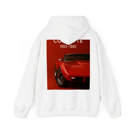 Chevrolet Corvette Classic Red Muscle Car Art