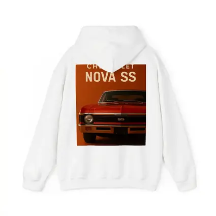 Chevrolet Nova SS Red Muscle Car Art