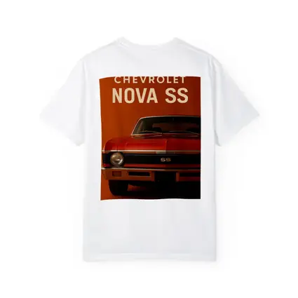 Chevrolet Nova SS Red Muscle Car Art