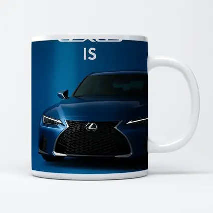 Lexus IS Blue Studio Front View