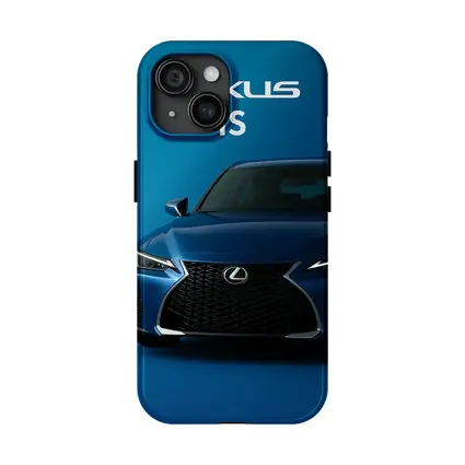 Lexus IS Blue Studio Front View