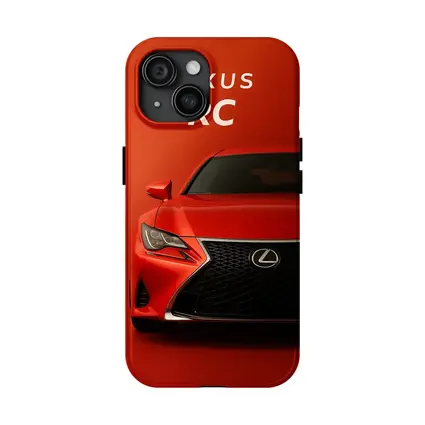 Lexus RC Sports Coupe Red Background