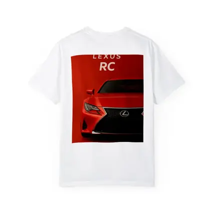 Lexus RC Sports Coupe Red Background