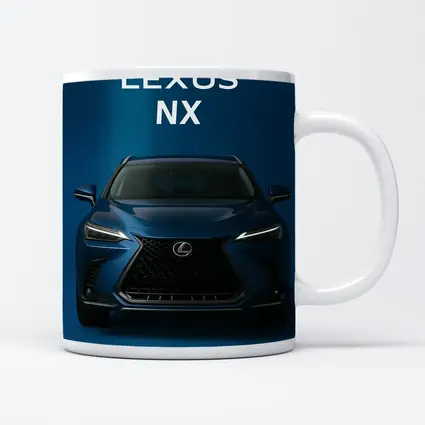 Lexus NX Blue Front View Dark Background