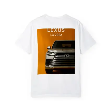 Lexus LX Front View Orange Background