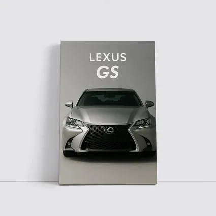 Lexus GS Sedan Front View Gray