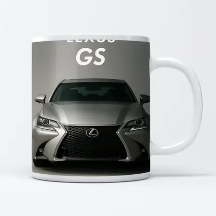 Lexus GS Sedan Front View Gray