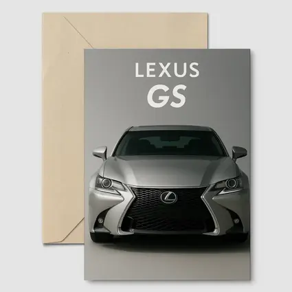 Lexus GS Sedan Front View Gray