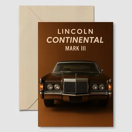 Lincoln Continental Mark III Brown Studio