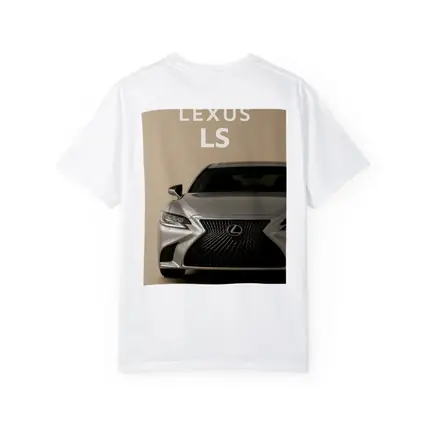 Lexus LS Luxury Sedan Beige Background