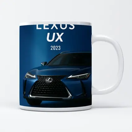 Lexus UX 2023 Blue Crossover Dark Background