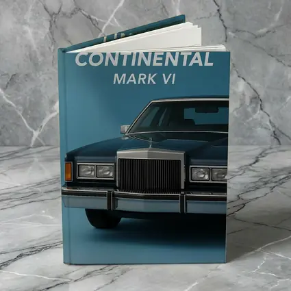 Lincoln Continental Mark VI Blue Studio