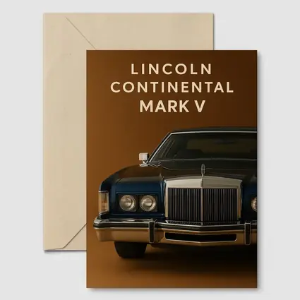Lincoln Continental Mark V Brown Background