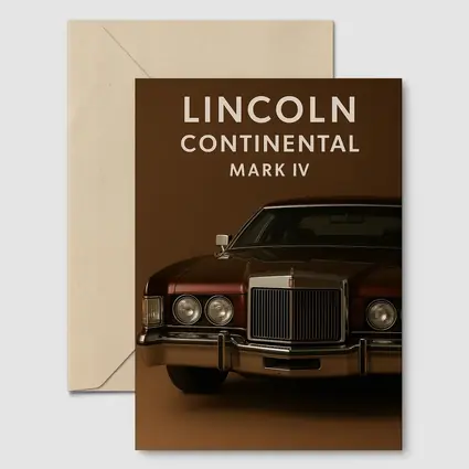 Lincoln Continental Mark IV Brown Studio