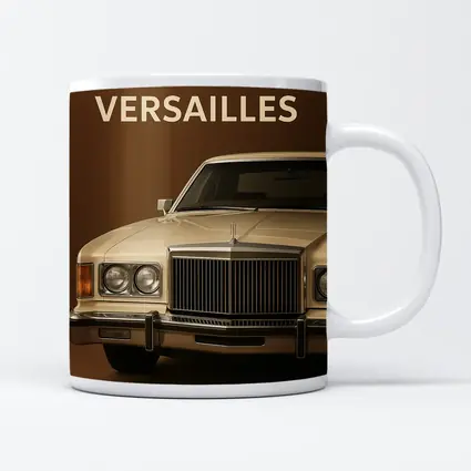 Lincoln Versailles Classic Car Brown Background