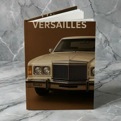 Lincoln Versailles Classic Car Brown Background