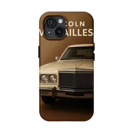 Lincoln Versailles Classic Car Brown Background