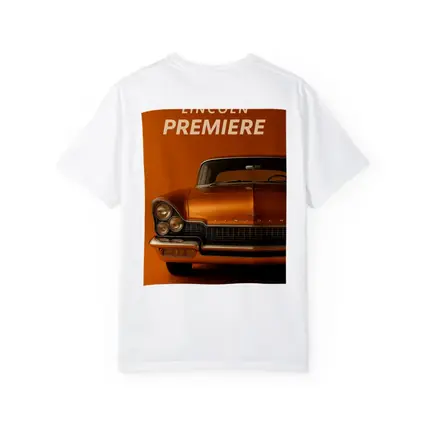 Lincoln Premiere Classic Car Orange Background