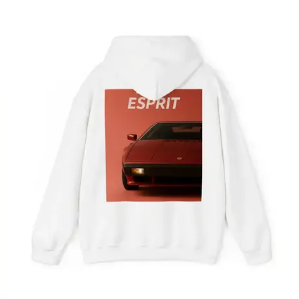 Lotus Esprit Red Minimal Car Art