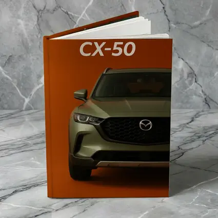 Mazda CX-50 Front View Orange Background