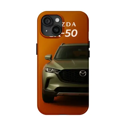 Mazda CX-50 Front View Orange Background