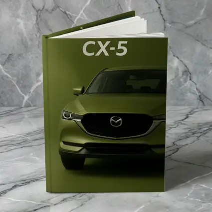 Mazda CX-5 Front View Green Background