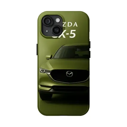 Mazda CX-5 Front View Green Background