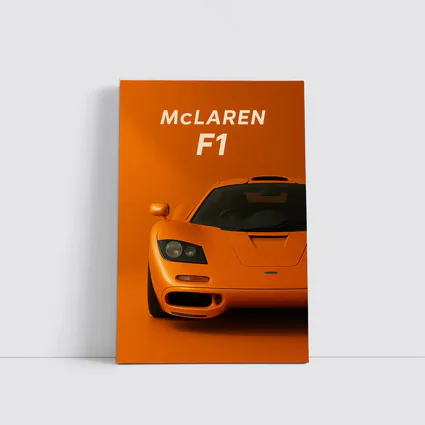 McLaren F1 Orange Studio Art Print