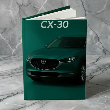 Mazda CX-30 Green SUV Dark Background