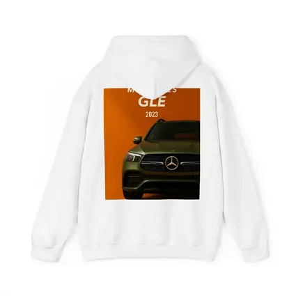 Mercedes GLE SUV Bold Orange Background