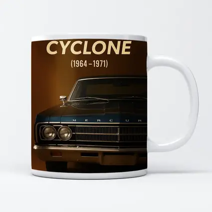 Mercury Cyclone Muscle Car Brown Background