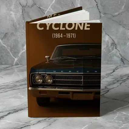 Mercury Cyclone Muscle Car Brown Background
