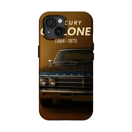 Mercury Cyclone Muscle Car Brown Background