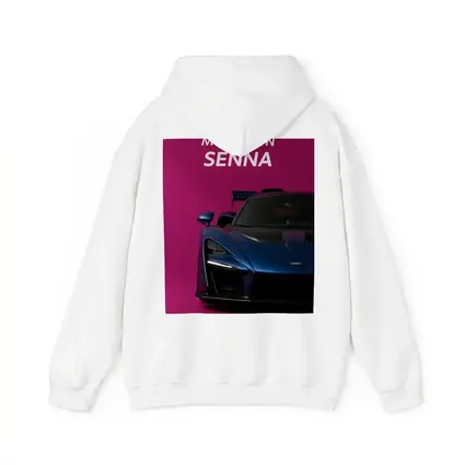 McLaren Senna Blue Supercar Pink Background