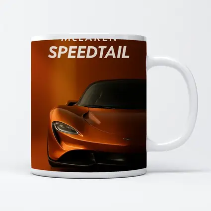 McLaren Speedtail Supercar Orange Studio