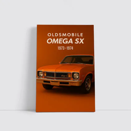 Oldsmobile Omega SX Classic Muscle Car Orange