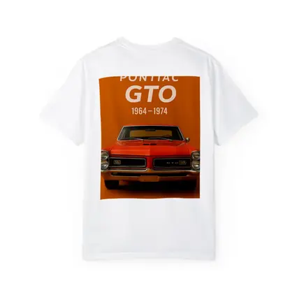 Pontiac GTO Classic Muscle Car Orange Background