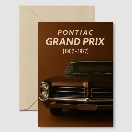 Pontiac Grand Prix Classic Muscle Car Brown